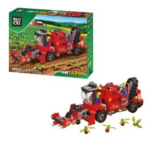 Joc constructie,Blocki, MyFarm, Combina agricola, 456 piese