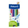 Set creioane color 12 culori cu radiera Pelikan 700689