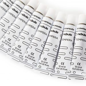 Tempera, culoare alba, Nebulo