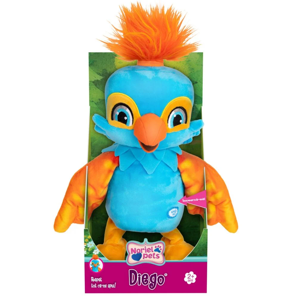 Diego , jucarie de plus interactiva , papagal