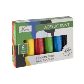 Culori acrilice 6x120ml , Grafix