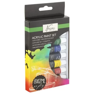 Culori acrilice 8×12 ml, Grafix