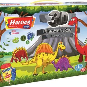 Set Plastilina Heroes 3D, Dinosaur