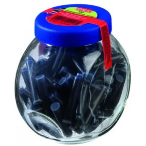 Rezerve stilou ,cerneala ,Herlitz,  albastru, 100buc/borcan