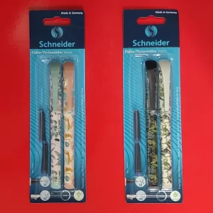 Set stilou si roller Schneider Voice, 2 rezerve, blister