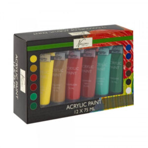 Tempera acrylic 12x75ml , Grafix