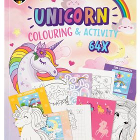 Carte de colorat A4+activitati Unicorn, Grafix