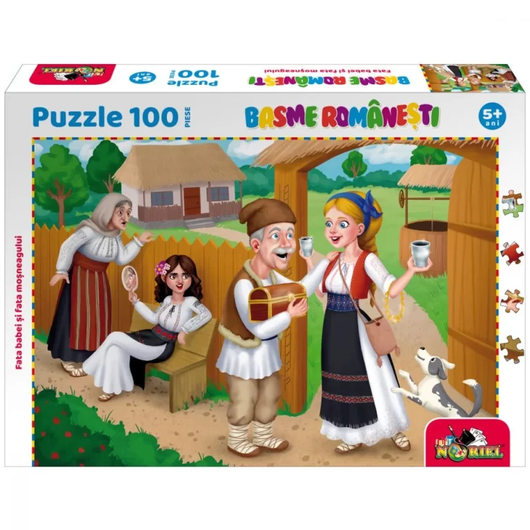 Puzzle 100 de piese , Fata Babei si Fata Mosneagului , Noriel