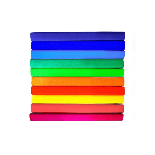 Hârtie creponata Koh-I-Noor, 200 x 50cm seturi 6 culori mix 40