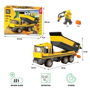 Joc constructie,Blocki , MyCity, Basculanta, 221 piese