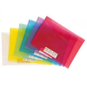 Mapa capsa plastic transparenta A4, cu capsa, Spree