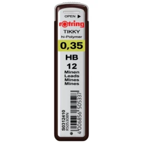 Mine grafit creion Rotring, grosime 0.35mm, tarie HB