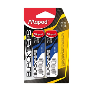 Mine grafit creion mecanic Maped black'peps HB 2buc/blister