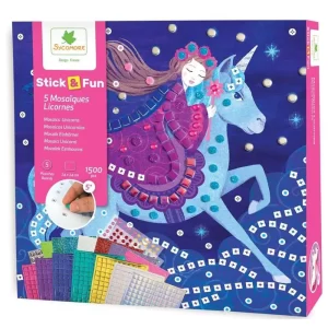 Set creatie mozaic Unicorni , Sycomore