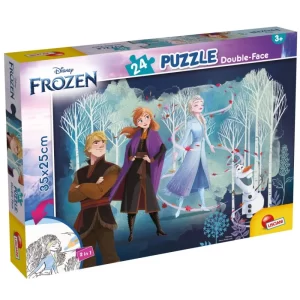 Puzzle maxi 24 piese Frozen, Lisciani