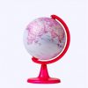 Glob geografic diametru 15 cm, roz