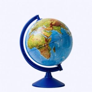 Glob geografic diametru 30 cm, harta FIZICA