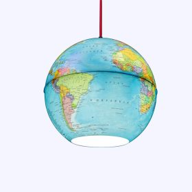 Lustra glob geografic, diametru 26 cm, harta POLITICA