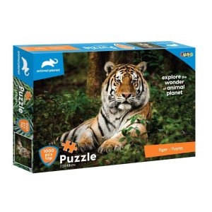 Puzzle 1000pcs,73x48cm , Tigru, Luna