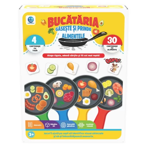 Bucataria ,gaseste si prinde alimentele , Smile Games
