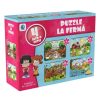 Puzzle 4in1 animale de la ferma , Smile Games