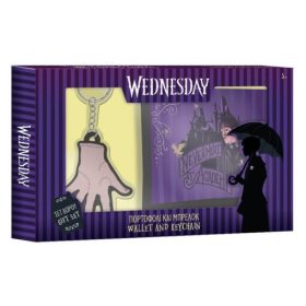 Set cadou Wednesday, portofel si breloc Nevermore