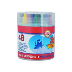 Creioane colorate cerate Koh-I-Noor,  48 culori