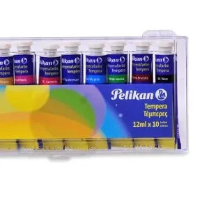 Tempera set 10 culori 12 ml, Pelikan