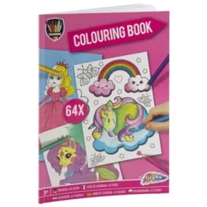 Carte de colorat A4 64 pagini , Grafix Printese
