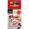 Carte  de colorat picteaza cu apa +creioane cerate , Licenta Minnie