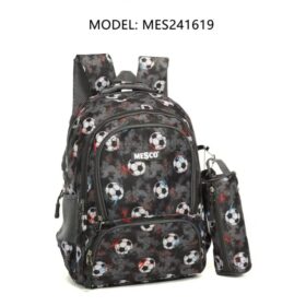 Ghiozdan mare + penar ,gimnaziu/liceu 18″ Mesco Fotbal