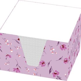 Cub hartie 9x9x6cm-400 file Flowers
