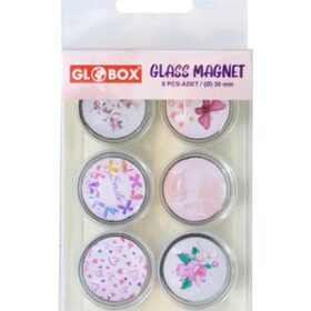 Magneti 6/set color metal , Globox