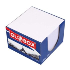Cub alb Globox, 85x85mm