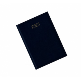 Agenda datata saptamanala Ro B5 ,128 pagini, coperta buretata, culoare Albastru China 2025, Herlitz