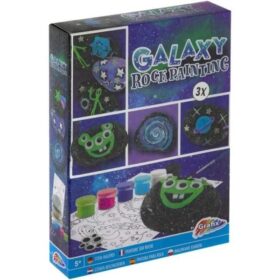 Rock Painting pictura pe piatra Galaxy20058- 3 pietre, 5 culori + pensula, Grafix