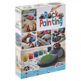 Rock painting 3pietre+6 guase+pensula , Grafix