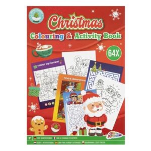 Carte colorat+activitati Xmas 64 pagini, Grafix Craciun