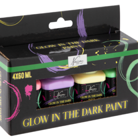 Tempera acrylic 4x60ml fluorescent , Grafix