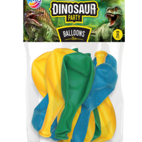 Baloane Dino 25 cm -12set , Grafix