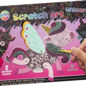 Scratch Art Unicorn-Dino 31.5x24cm , Grafix