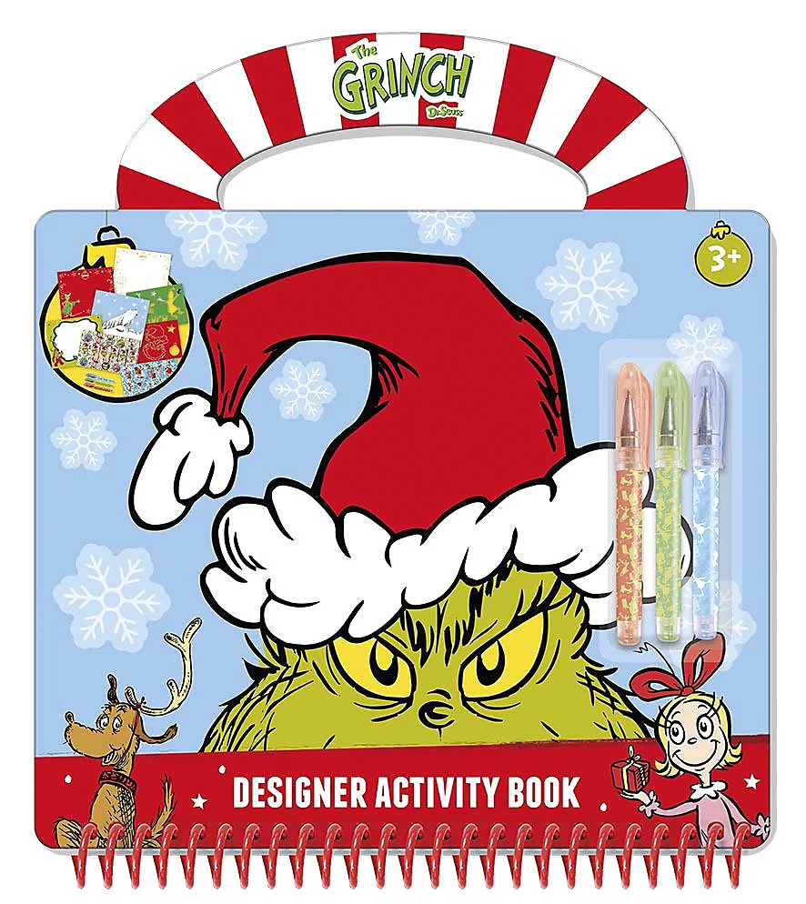 Grinch-Carte activitati +3 pixuri , Totum