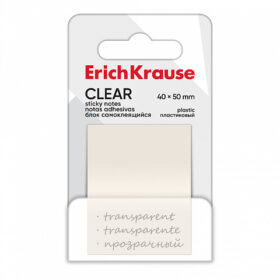 Notes adeziv ErichKrause Clear 40×50-50 foi Transparent
