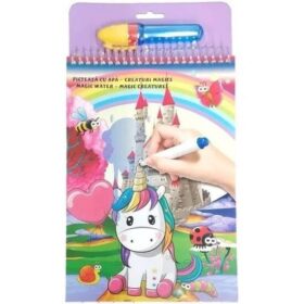 Carte colorat picteaza cu apa , Creaturi magice