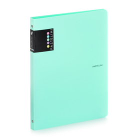 Caiet mecanic PP A4 -4 inele Pastelini Verde