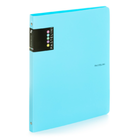 Caiet mecanic A5 PP 4 inele Pastelini Blue