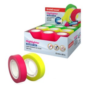 Banda adeziva ErichKrause Highighter 12mmx20m