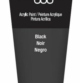 Culori acrilice tempera 75ml  negru Milla