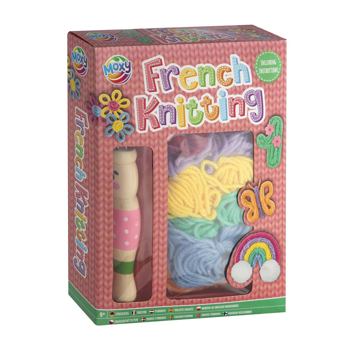 Set tricotat Moxy in cutie, 21x15x4cm