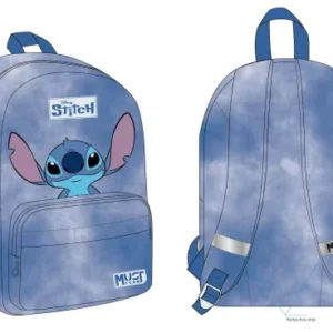 Ghiozdan 29x17x41cm Lilo&Stitch Blue , Must